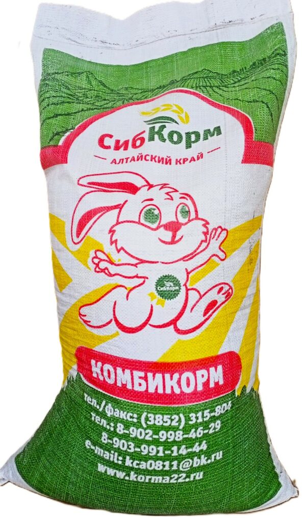 Комбикорм для кроликов ОПТИМАЛЬНЫЙ, ТМ «СибКорм» 1/35кг